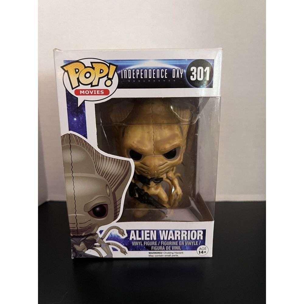 Funko POP!‎ Movies Independence Day ALIEN WARRIOR #301 Vinyl Figure New unopened